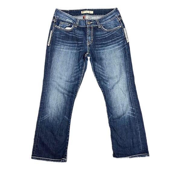 BKE Womens Culture Fit Denim Stretch Crop Capri Pants Jeans Size 30 - Picture 2 of 11